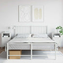 vidaXL 2 db fehér acél éjjeliszekrény 36 x 39 x 68 cm