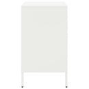 vidaXL fehér acél éjjeliszekrény 36 x 39 x 68 cm