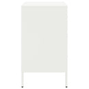 vidaXL 2 db fehér acél éjjeliszekrény 36 x 39 x 68 cm