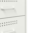 vidaXL 2 db fehér acél éjjeliszekrény 36 x 39 x 68 cm