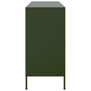 vidaXL olívazöld acél tálalószekrény 100,5 x 39 x 79 cm