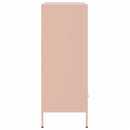 vidaXL rózsaszín acél magasszekrény 68 x 39 x 101,5 cm