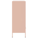 vidaXL rózsaszín acél magasszekrény 68 x 39 x 101,5 cm