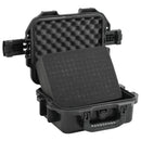 vidaXL fekete PP hordozható repülős tok 30x24,5x12,5 cm