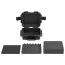 vidaXL fekete PP hordozható repülős tok 30x24,5x12,5 cm