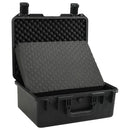 vidaXL fekete PP hordozható repülős tok 49 x 38 x 23 cm