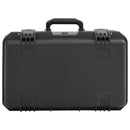 vidaXL fekete PP hordozható repülős tok 55 x 35 x 22,5 cm