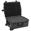 vidaXL fekete PP hordozható repülős tok 62,5 x 50 x 28,5 cm