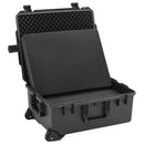 vidaXL fekete PP hordozható repülős tok 62,5 x 50 x 28,5 cm
