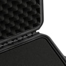 vidaXL fekete PP hordozható repülős tok 62,5 x 49,5 x 37 cm