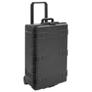 vidaXL fekete PP hordozható repülős tok 79,5 x 51,5 x 30,5 cm