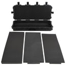 vidaXL fekete PP hordozható repülős tok 100,5 x 42 x 17 cm
