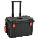 vidaXL fekete PP hordozható repülős tok 56,5 x 45,5 x 48 cm