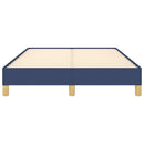 vidaXL ágykeret matrac nélkül kék 120x190 cm szövet