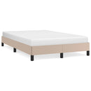 vidaXL ágykeret matrac nélkül cappuccino színű 120x190 cm műbőr