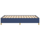 vidaXL ágykeret matrac nélkül kék 120x190 cm szövet