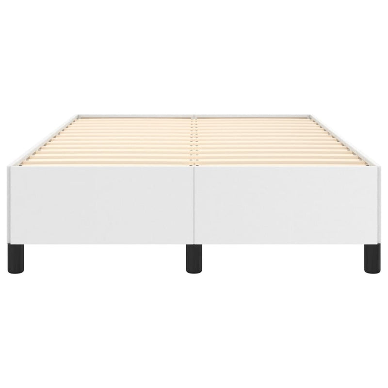 vidaXL ágykeret matrac nélkül fehér 120x190 cm műbőr