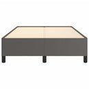 vidaXL ágykeret matrac nélkül szürke 120x190 cm műbőr