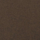 vidaXL sötétbarna szövet rugós ágy matraccal 120 x 190 cm