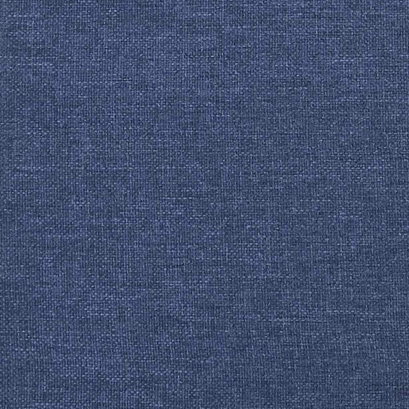 vidaXL kék szövet rugós ágy matraccal 120 x 190 cm