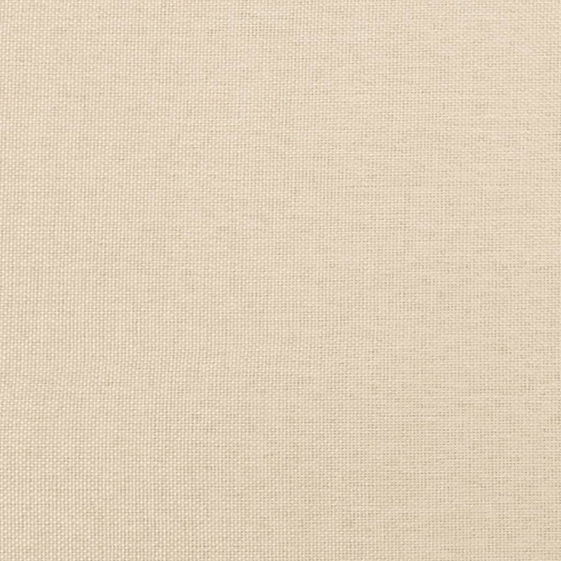 vidaXL krémszínű szövet rugós és LED-es ágy matraccal 120x190cm