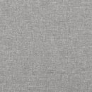 vidaXL világosszürke szövet rugós és LED-es ágy matraccal 120x190 cm