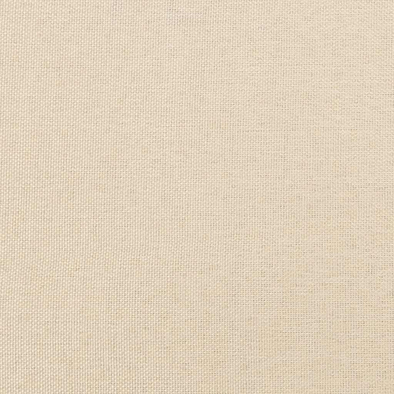 vidaXL krémszínű szövet rugós és LED-es ágy matraccal 120x190cm