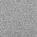 vidaXL világosszürke szövet rugós és LED-es ágy matraccal 120x190 cm