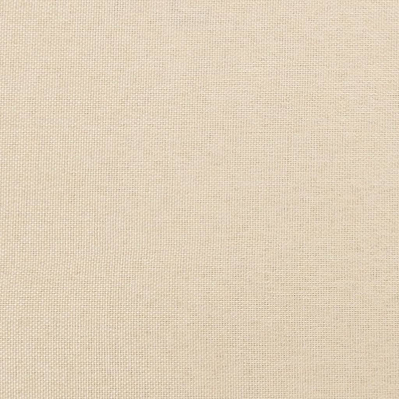 vidaXL krémszínű szövet rugós és LED-es ágy matraccal 120x190cm