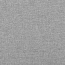 vidaXL világosszürke szövet rugós és LED-es ágy matraccal 120x190 cm