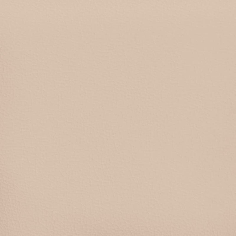 vidaXL cappuccino színű műbőr rugós ágy matraccal 120 x 190 cm