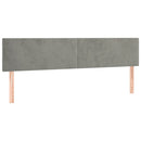 vidaXL világosszürke bársony rugós ágy matraccal 120 x 190 cm