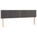 vidaXL sötétszürke bársony rugós ágy matraccal 120x190 cm