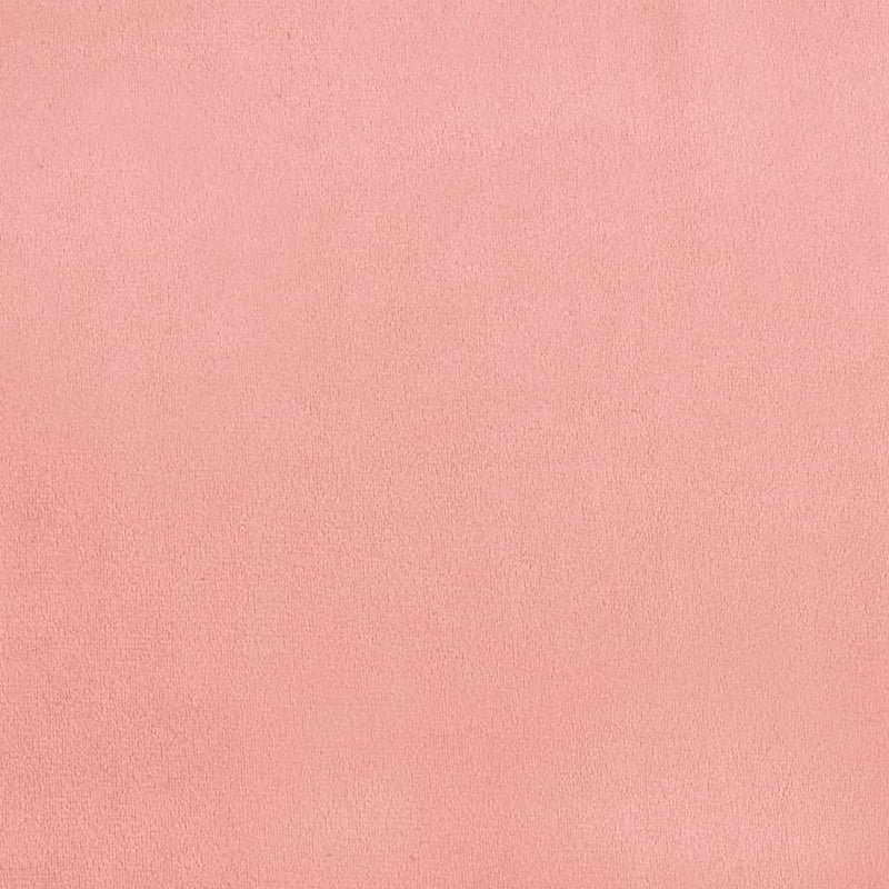 vidaXL rózsaszín bársony rugós ágy matraccal 120 x 190 cm