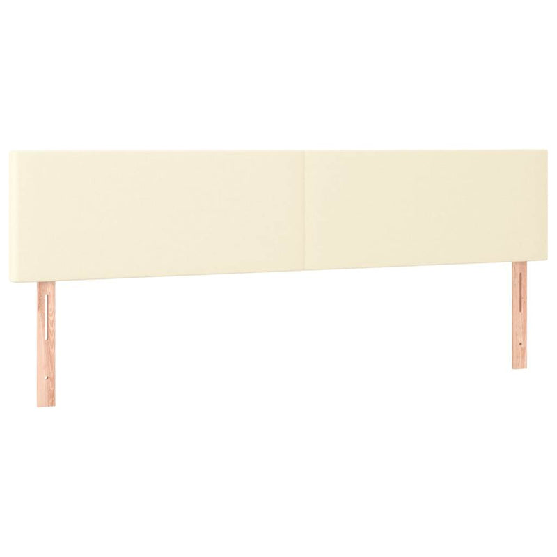 vidaXL ágykeret matrac nélkül krém 120x190 cm műbőr