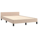 vidaXL ágykeret matrac nélkül cappuccino színű 120x190 cm műbőr