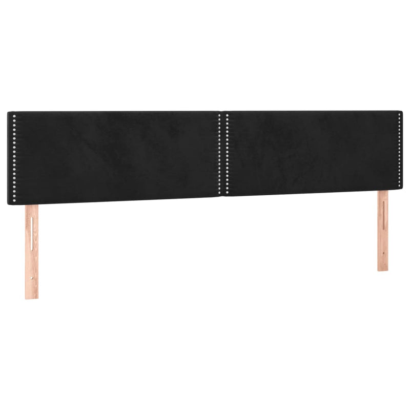 vidaXL ágykeret matrac nélkül fekete 120x190 cm Velvet