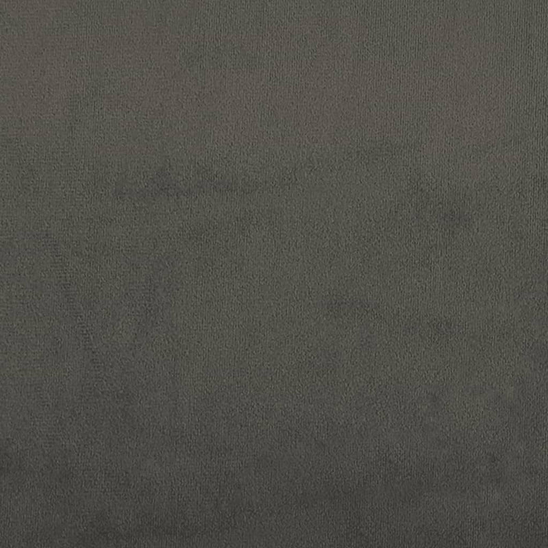 vidaXL ágykeret matrac nélkül sötétszürke 120x190 cm Velvet