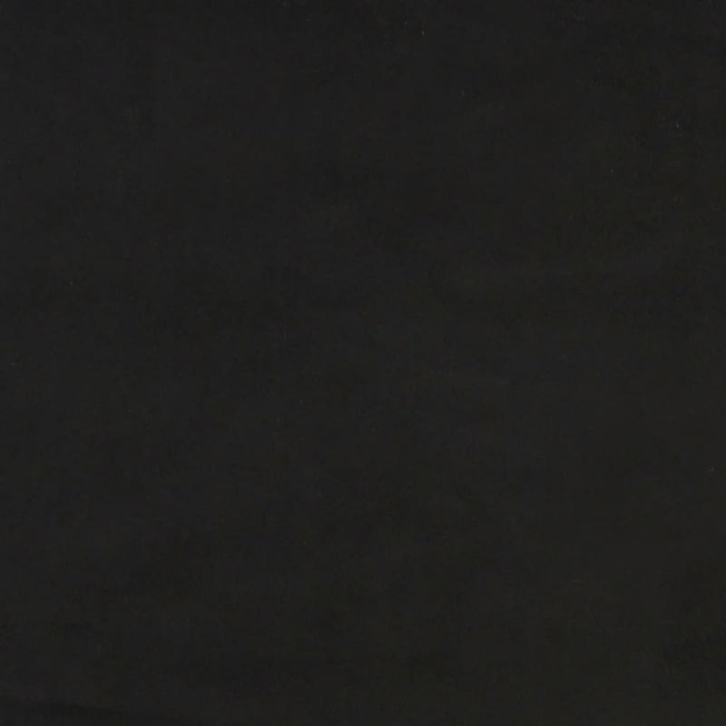 vidaXL ágykeret matrac nélkül fekete 120x190 cm Velvet