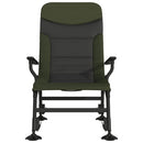 vidaXL zöld összecsukható horgászszék karfával