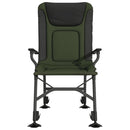 vidaXL zöld összecsukható horgászszék karfával