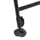 vidaXL zöld összecsukható horgászágyszék állítható sárgyűjtő lábbal