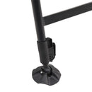 vidaXL zöld összecsukható horgászágy állítható sárgyűjtő lábakkal