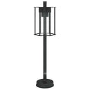 vidaXL 3 db fekete rozsdamentes acél kültéri állólámpa 60 cm