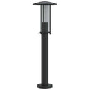 vidaXL fekete rozsdamentes acél kültéri állólámpa 60 cm