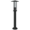 vidaXL 3 db fekete rozsdamentes acél kültéri állólámpa 60 cm