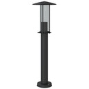 vidaXL 3 db fekete rozsdamentes acél kültéri állólámpa 60 cm