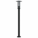 vidaXL 3 db fekete rozsdamentes acél kültéri állólámpa 100 cm