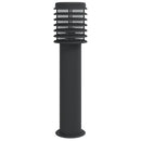 vidaXL fekete rozsdamentes acél kültéri állólámpa 60 cm