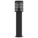 vidaXL fekete rozsdamentes acél kültéri állólámpa 60 cm